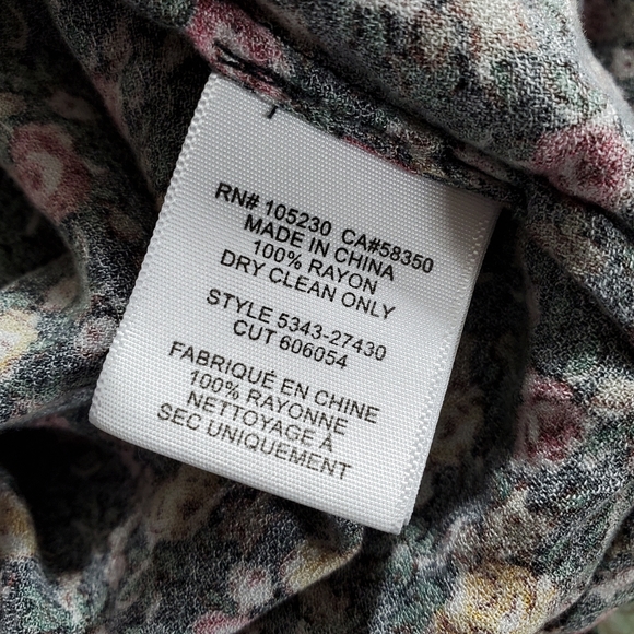 Soft Joie Floral Button Down Shirt - Picture 6 of 6